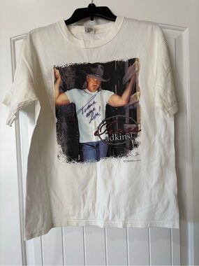 2004 Signed Trace Adkins Short Sleeve T-shirt